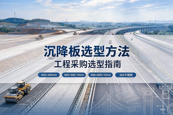 安远沉降板选择方法