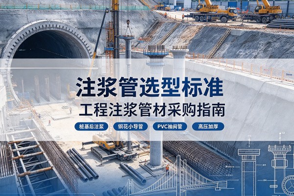 安远注浆管选型标准