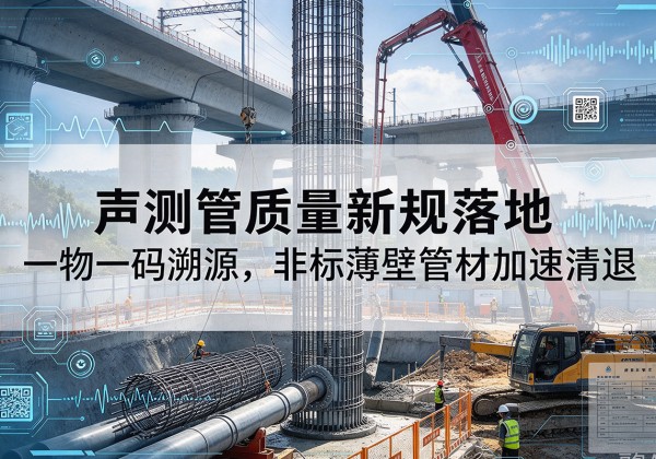 安远声测管质量新规落地，一物一码溯源，非标薄壁管材加速清退